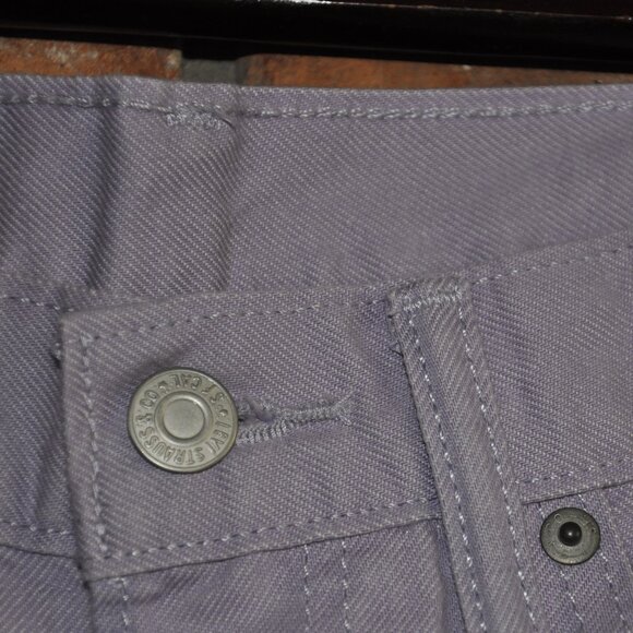 Levi's 501 Red Tab Button Fly Pastel Purple Lavender Jean Shorts 27 Mint Cond. - Picture 3 of 7